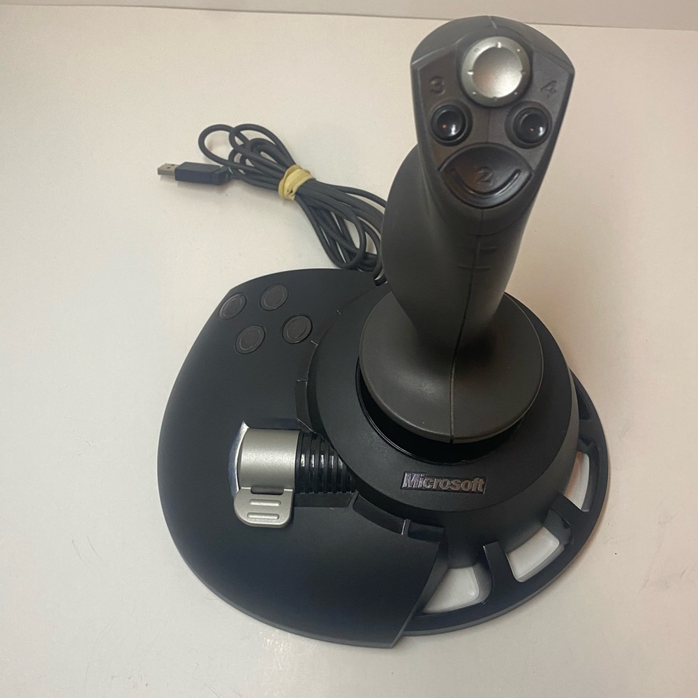 Microsoft SideWinder Precision 2 USB Joystick For PC Flight Sim Controller
